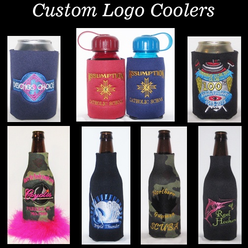 custom embroidery koozies