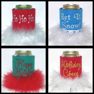 Ready to Ship Holiday Can Coolers